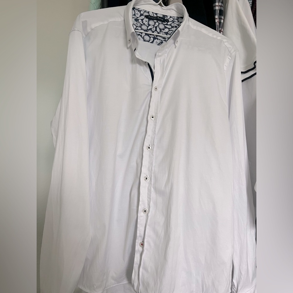 Stone rose casual button down size L, very comfortable
